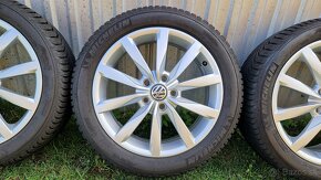 Zimná sada originál VW Golf 7, 5x112 R17 + pneu 205/50 R17 - 3