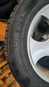 Alu disky (5x112) s letnými pneu 215/55 R16 - 3