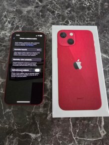 Predám iPhone 13 mini 128 GB red + ochranný kryt Spygen - 3