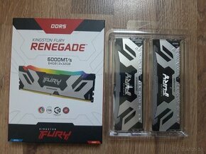 64GB Kingston FURY 6000 DDR5 CL32 Renegade RGB, 2ks - 3