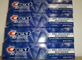 Zubná pasta Crest 3D White PRO ADVANCED WHITENING - 3