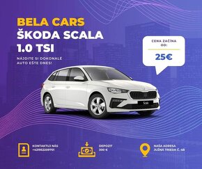 Autopožičovňa Bela cars od 18 eur - 3