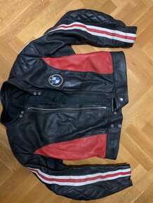 Dvojdielna kožená retro moto kombinéza - 3