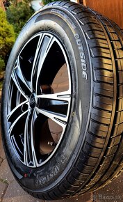 alu R17 5x108, letné pneu 235/55 Ford Kuga, ako NOVÉ - 3