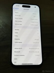 Predám Apple iPhone 14 PRO 256GB Black Známky Používania - 3