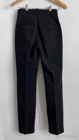 H&M Čierne dámske cigaretové nohavice s pukmi 34 (XS) - 3
