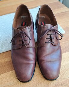 Hnedé kožené spoločenské topánky Lloyd - 3