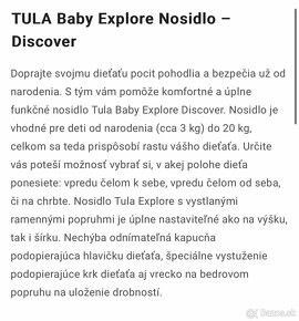 TULA Baby Explore Nosidlo – Discover - 3