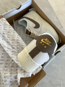 Nike Air force 1 béžovo hnedé tenisky - 3