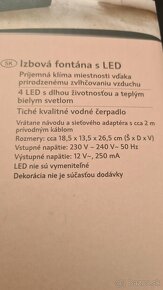 Predám izbovú fontánu s LED osvetlenim - 3