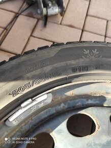 Zimné kolesá 5x112R16 pneumatiky 205/55R16 - 3