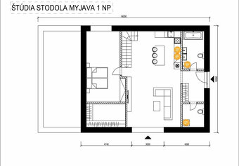 POLOSAMOTA STODOLA A POZEMOK 1080m2 PODKYLAVA -MYJAVA -VOĽNÁ - 3