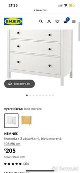 Ikea HEMNES komoda - nová - 3