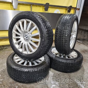 Zimní Kola 5x112 Audi VW Seat Skoda 225/55R17 / Vzorek 8 mm - 3