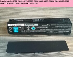 Baterky: Acer E5-573 V3-575// Toshiba C850 C855 C50-A C50-D - 3