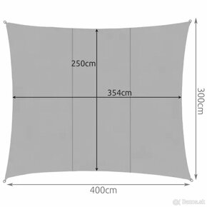 Tieniaca plachta 4x3 metre - 3