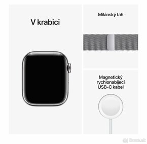 Apple Watch Silver Stainless Steel Case with Silver Milanese - 3