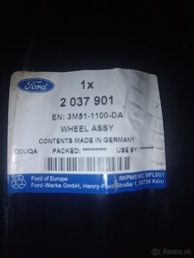 Predám disky/plecháče 15ky na Ford C-max - 3