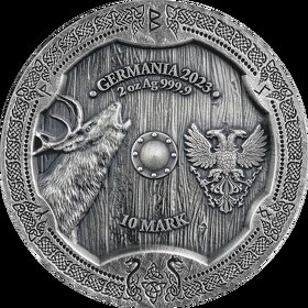 investičné strieborne mince - Ostara - Germania Mint - 3