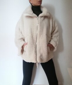 MADMEXT - perfektná teddy oversize bunda UNI - 3