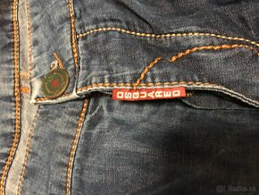 DSGUARED2 originál jeansove capri nohavice XL - 3