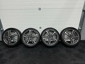 Hliníkové disky 17''5x114,3, zimne pneu 225/45 R17 - 3