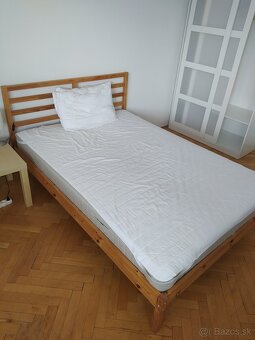 Ikea Tarva 140x200 s roštom Ikea LÖNSET a matracom HAFSLO - 3