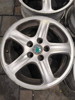 5X100 R15 Skoda alu disky Ocavia1-fabia-Rapid... - 3