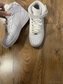 Topánky Nike Air Force biele veľkosť 38,5 - 3