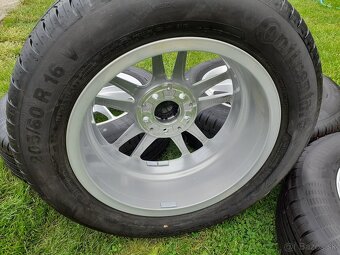 16" alu 5x112orig.MERCEDES, nové + letné 205/60 r16 - 3