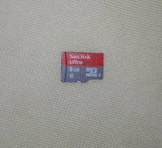 Nokia MicroSD 1GB a 2GB, SanDisk SD 256MB - 3