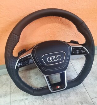 AUDI VOLANT - SPORTOVY S LOGOM S + AIRBAG + PADLA - 3