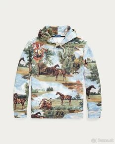 Ralph Lauren Equestrian Print Fleece Hoodie - 3