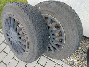 Zimne pneu na plechovych diskoch 175/70 R14 4x108 - 3