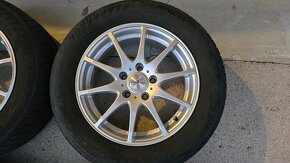 Liatinové disky a pneumatiky 205/60 R16 - 3