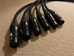 High-End XLR - RCA signálové káble - 3