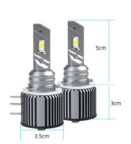 H15 LED autožiarovky CANBUS parkovacie/denné/diaľkové - 3