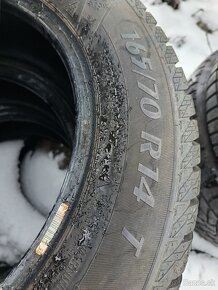 Predám pneumatiky 165/70 R14 zimné - 3