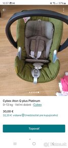 Predám autosedačku / vajíčko cybex - 3