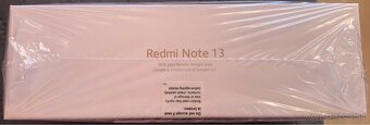 Predám Xiaomi Redmi Note 13 Midnight Black 6 GB/128 GB - 3