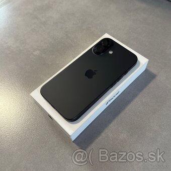 Nový iPhone 16 Black. Záruka - 3