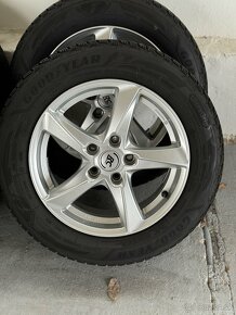 Alu disky R16 so zimnými pneumatikami 205/60R16 Good Year - 3