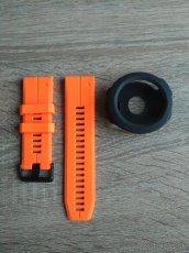 Garmin remienok fenix 5x plus oranžový - 3