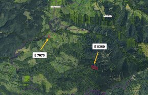 Poniky – 5.958 m2 ORNÁ PÔDA a LESY – Na Predaj - 3