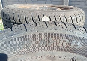 Zimné pneumatiky 195/65 R15 na diskoch rozteč 5x100 - 3