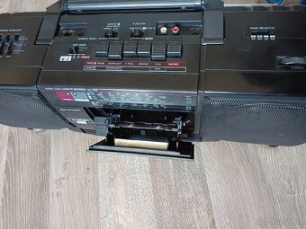 Sharp WQ T 238H bk, radiomagnetofon retro 2 kazeťák - 3