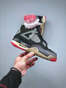 Air jordan retro4 offwhite tenisky - 3