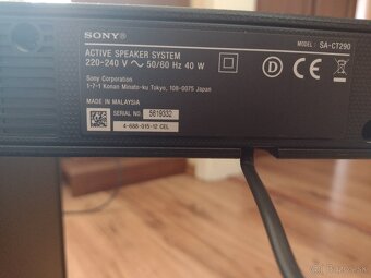 Predám reprolištu SONY HT-CT290 - 3