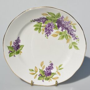 Starožitný porcelánový trojset - voňavý orgován - 3