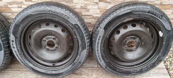 Predám letnu sadu na 4x100 /165/65r15 Pirelli letné - 3